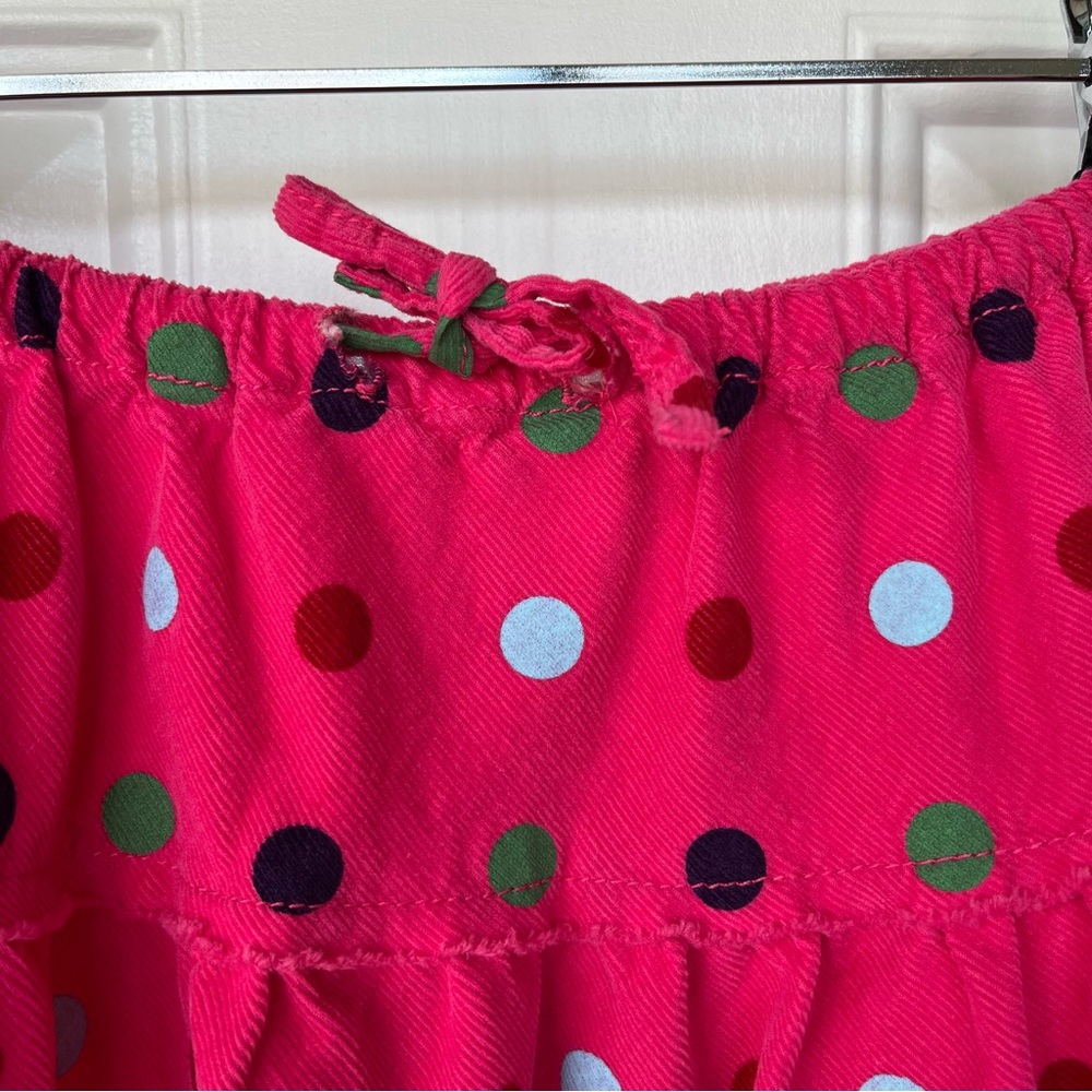 •Mini Boden• Tiered Corduroy Dotted Skirt - Size 9-10 - Picture 4 of 8